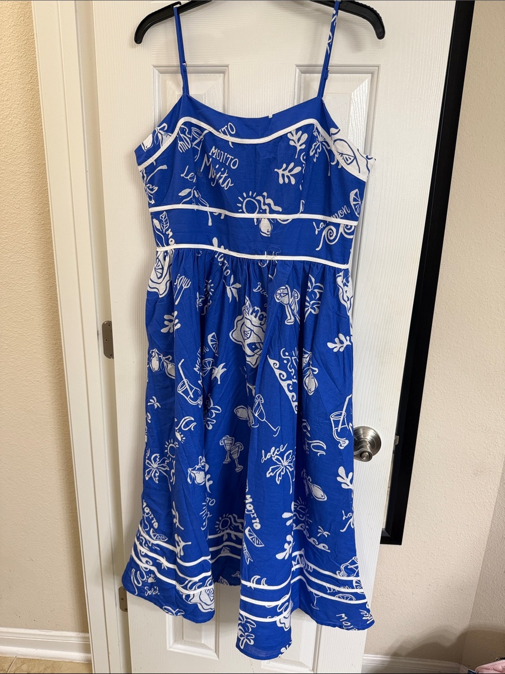 Prosperina Dress. Mojito pattern. NEW with Tags . Sz Large